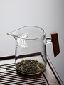 耐热玻璃泡茶杯公杯 茶漏一体绿茶杯带过滤分茶器月牙公道杯茶具