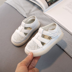 夏宝宝学步鞋0-1-3岁婴幼儿凉鞋男宝软底女透气网鞋镂空小童透气