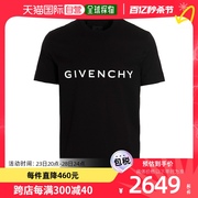 香港直邮Givenchy 徽标短袖T恤 BM716G3YAC