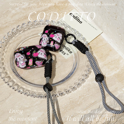 coditto甜品兔适用AirPodsPro蓝牙耳机壳保护套个性苹果airpods一二三代耳机套新款创意pro2保护壳可爱硬壳