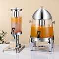 不锈钢果汁鼎自助餐饮料机商用透明咖啡牛奶鼎电热火锅香油鼎龙头