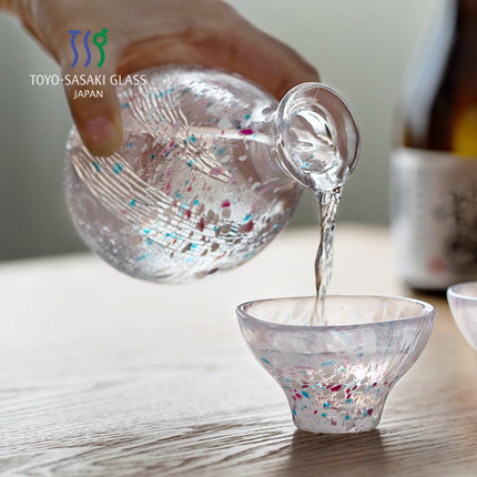 东洋佐佐木家用清酒壶套装酒具送礼日本进口日式玻璃茶杯茶具杯子