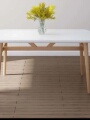北欧餐桌椅组合现代简约小户型4人6人吃饭经济型家用长方形餐桌子