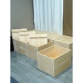 定做实木箱子拼床榻榻米组合加宽长方形收纳箱大容量移动拼接木箱