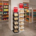新品超市货架零食展示架子便利店药店堆头促销饮料化妆品置物落地
