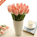 5pcs Tulip PU Artificial Flower Real Touch Bouquet Fake Flow