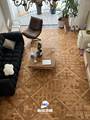 法式风格橡木凡尔赛拼花地板奢华金属漆方块多层实木复合地板现货