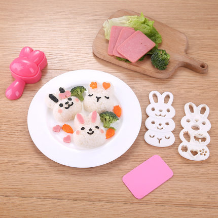 可爱小兔子饭团模具造型卡通创意日式儿童便当模具diy工具