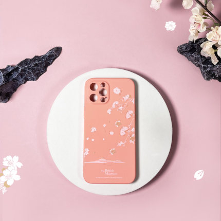 大英博物馆东瀛系列樱花粉色苹果iPhone手机壳送女生闺蜜生日礼物