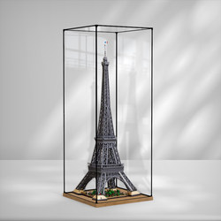 适用乐高10307亚克力展示盒 法国巴黎埃菲尔铁塔世界积木收纳盒子