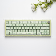 GMK67机械键盘Gasket热插拔客制化三模无线蓝牙静音水蜜桃轴奶绿