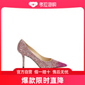 香港直邮Jimmy Choo吉尔·桑达女士高跟鞋高跟坡跟拼色时尚潮流