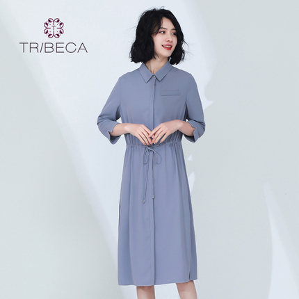 TRIBECA翠贝卡商场同款春季女气质修身显瘦连衣裙