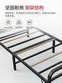 瑞仕达折叠床单人床家用1m1.2米加固铁架硬板出租屋折叠便携小床