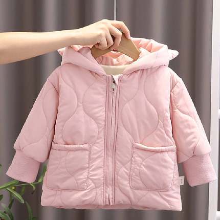 婴儿衣服冬季可爱加厚保暖6棉衣8韩版7外套9个月一岁女宝宝秋冬装