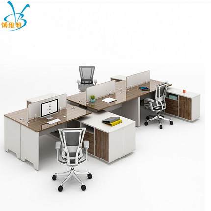办公家具办公桌4人位桌椅组合员工桌隔断屏风财务电脑桌职员卡位