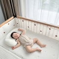 耶西蓓婴儿床床围夏季透气拼接床防撞软包儿童床护栏围挡可定制