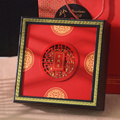 坤兴中国风高档金线莲包装盒礼盒空盒子100g金钱草礼品盒红色木盒