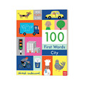 英文原版 100 First Words City 关于城市的100个新单词 0-3岁幼儿儿童英语词汇启蒙事物认知绘本 英文版 进口英语原版书籍