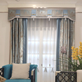 摩力克窗帘现代简约新中式风新款客厅卧室遮光高精密客厅隔热定制