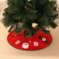 Christmas decal tree skirt 60CM tree apron Santa Claus deca