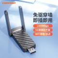 COMFAST 便携式1300M千兆5G双频usb3.0无线网卡台式机wifi接收器笔记本电脑主机网络WiFi发射器 CF-922AC