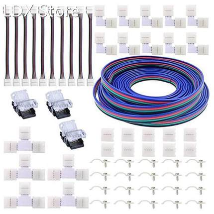 5050 LED Strip 4Pin Connectors Kit- Includes 32.8FT Extensio