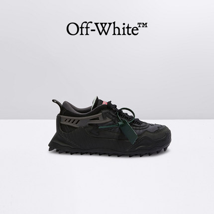 OFF-WHITE ODSY-2000 黑色经典对角箭头运动鞋老爹鞋