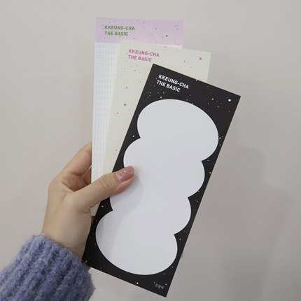 PerPer现货|韩国进口KKeungcha新款mini memopad单面可撕小便签本
