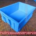 箱周转箱!正方形塑料箱收纳盒正方塑料收纳工具箱加厚箱物流型