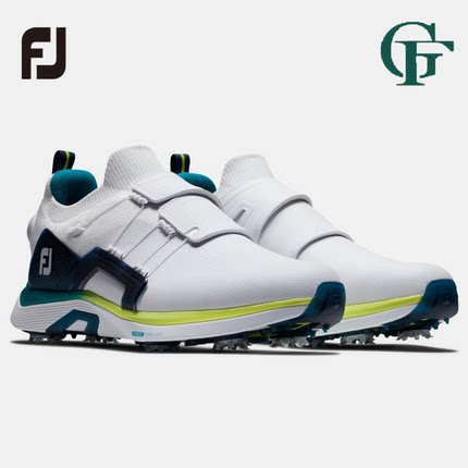 Footjoy高尔夫球鞋FJ男士HyperFlex系列BOA有钉网眼鞋面透气防水