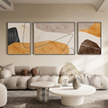 网红【环保雪弗板】客厅装饰画现代高级感抽象三联画壁画沙发背景