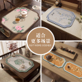 新中式茶桌垫罗汉床小茶几茶席垫中国风禅意茶桌垫沥水垫吸水桌旗