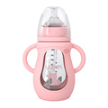 速发新生儿奶瓶玻璃防爆防摔防胀气耐高温宝宝大容量