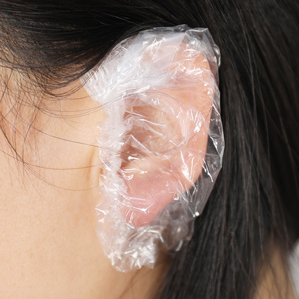 500只一次性耳套防水染发美发沐浴洗澡美容洗发护防耳洞进水耳罩