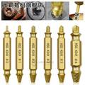 6pcs Damaged Screw Extractor Drill Bit Set Easily Take Out B