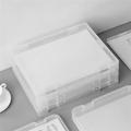 A4透明桌面文件收纳盒档案家庭证件办公文件夹办公室资料册试卷盒