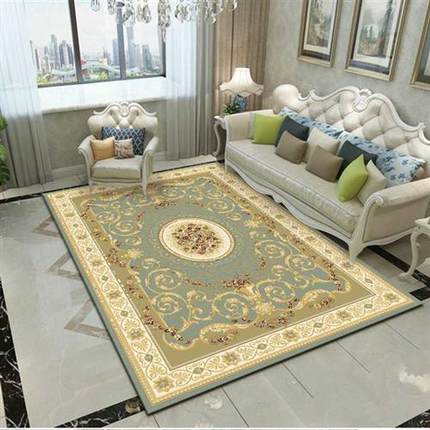 高档欧式地毯客厅宫廷奢华沙发茶几垫卧室床边毯家用大尺寸定制地