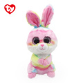 美国Ty彩色小兔子毛绒玩具安抚玩偶可爱公仔摆件陪伴女孩生日礼物