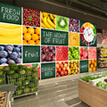3D立体蔬菜水果店个性装饰背景墙壁纸果汁奶茶休闲吧装修墙纸壁画