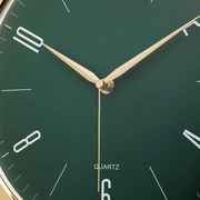 静音双面钟表挂钟石英钟客厅简约时钟时尚家用个性创意现代两面钟