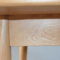 纯实木餐桌椅组合现代简约家用小户型正方形白橡木北欧餐厅饭茶几