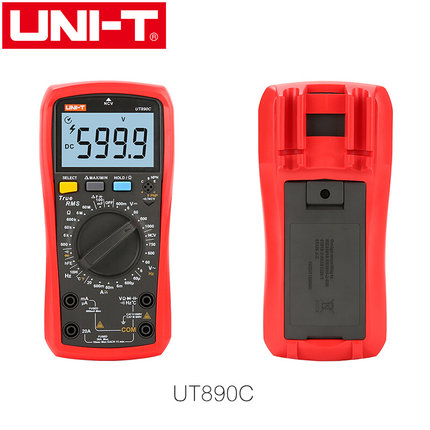 优利德UT890D+/UT890C数字万用表数显式多功能表测电压电流表电容