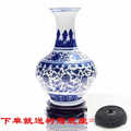 青花瓷花瓶景德镇陶瓷器仿古家居装饰品客厅博古架摆件中国风瓷瓶