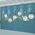 企业文化办公司会议室墙面装饰背景高级感团队激励志标语创意布置