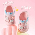 eva少儿洞洞鞋可爱婴幼儿男童女童室内拖鞋软底宝宝包头凉鞋夏季