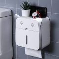 卫生间纸巾盒防水厕所浴室抽纸盒洗手间厕纸盒纸抽盒卫生纸卡通