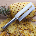 甘蔗刀菠萝刀削皮器不锈钢去眼夹菠萝神器挖籽锉刀水果削皮去皮器