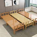 儿童折叠床竹床单人双人家用1.2简易1.5出租房成人午休拆叠小床米