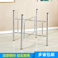 简易大圆桌架可折叠铁艺桌腿支架桌脚餐桌折叠伸缩桌架桌脚架定制